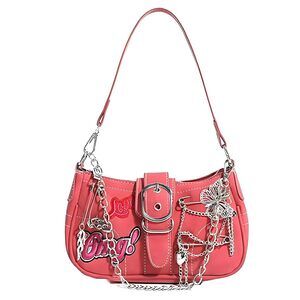 7020 Punk Bag, Sourpuss Gothic Tote Purse Y2K Cool Style Trendy Shoulder